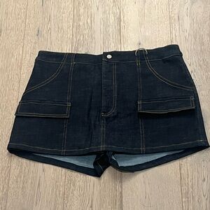 NWOT Dark Denim Women's Skort